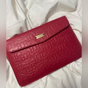 Authentic Badgley Mischka 13 inches red MacBook sleeve
